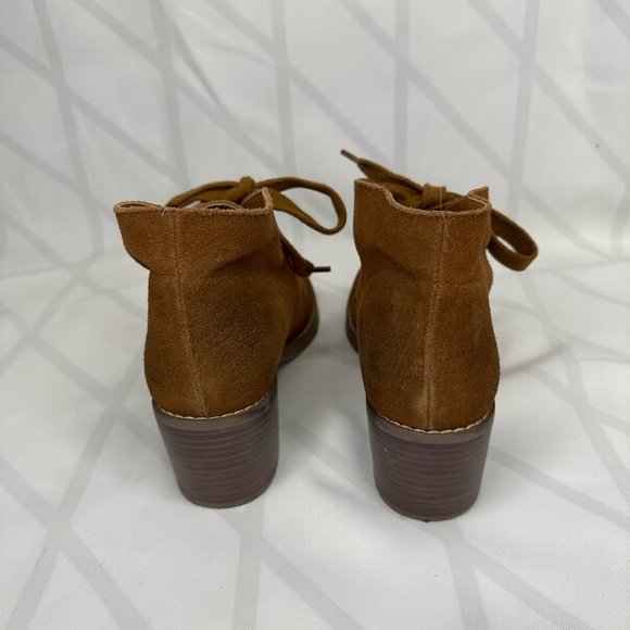 Sbicca Vintage Collection chunky heel bootie 
SIZE 8.5 brown leather - Picture 4 of 8